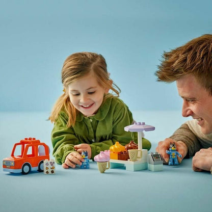Set de Construcție Lego Duplo 10458 Ice Cream Trip with Bluey 22 Piese - Jucarii si jocuri