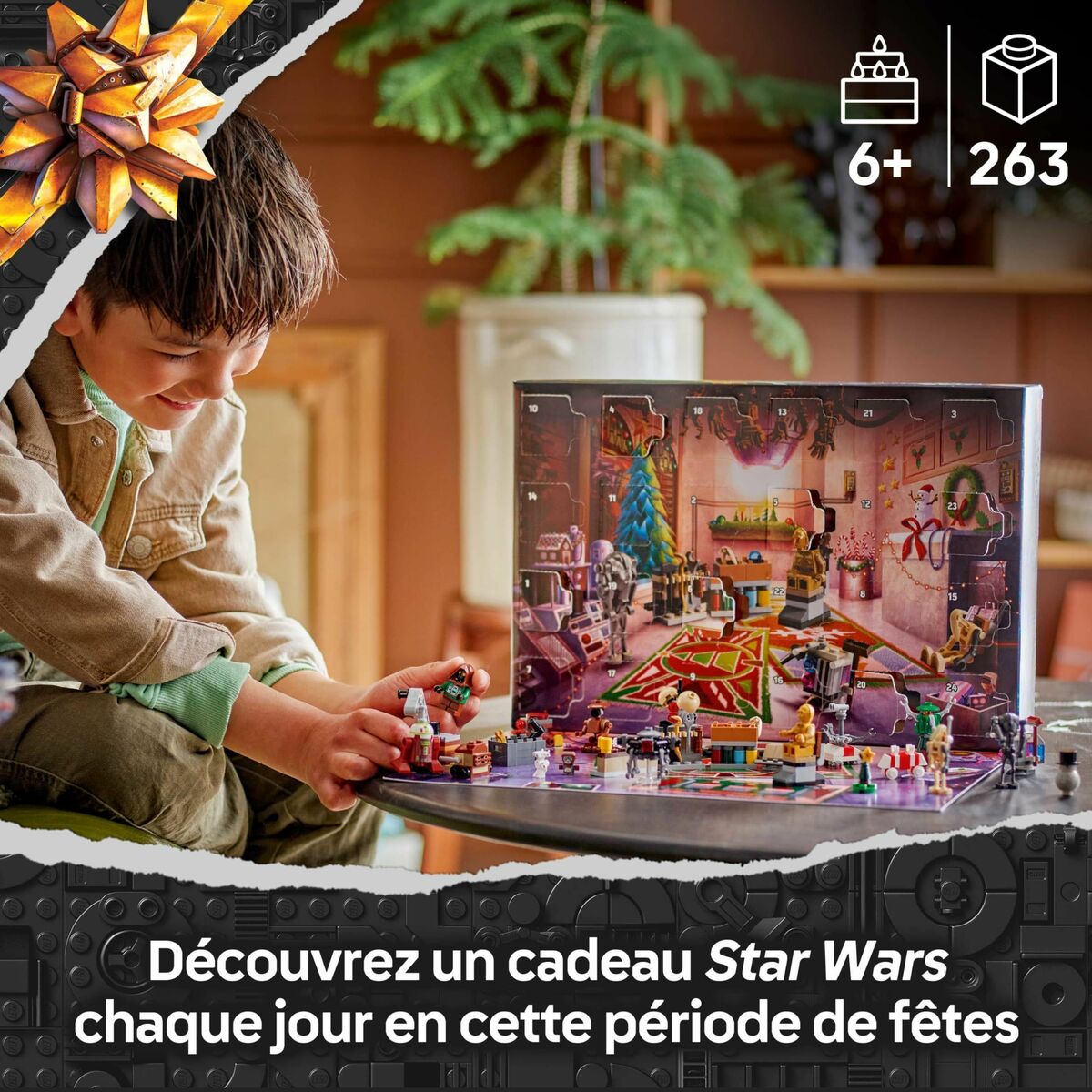 Set de Construcție Lego 75418 Advent Calendar 2025 Star Wars 263 Piese - Jucarii si jocuri