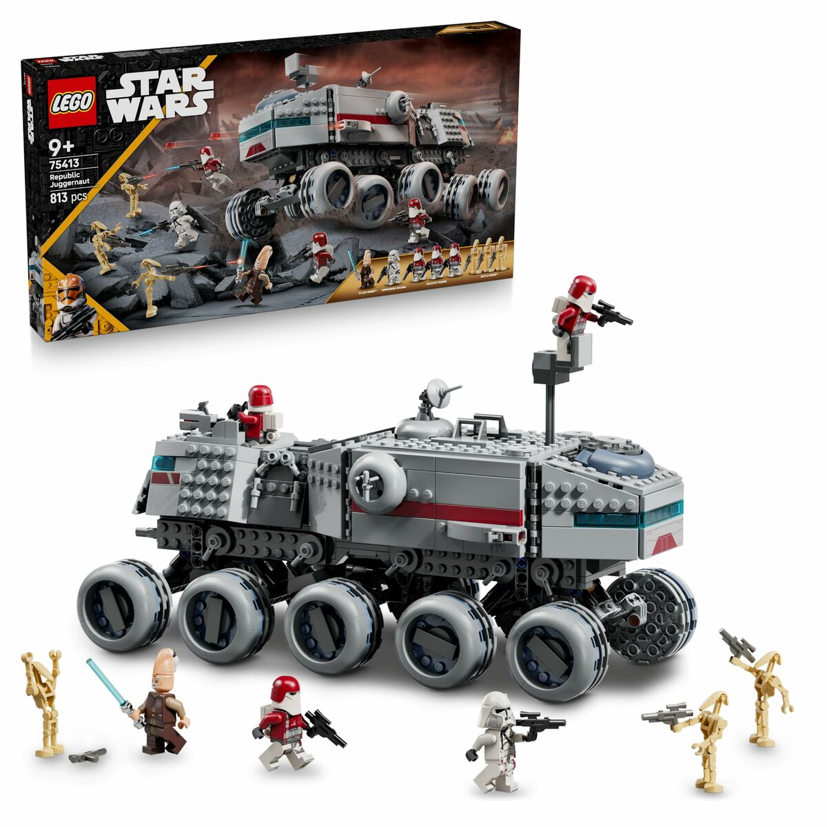 Set de Construcție Lego 75413 Republic Juggernaut 813 Piese - Jucarii si jocuri