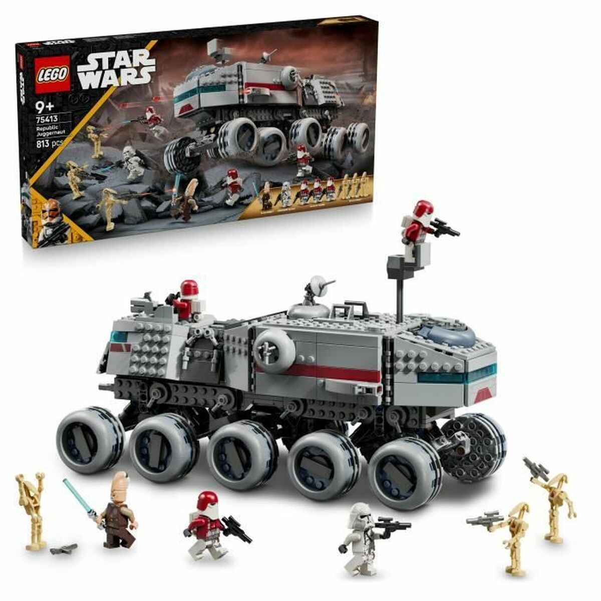 Set de Construcție Lego 75413 Republic Juggernaut 813 Piese - Jucarii si jocuri