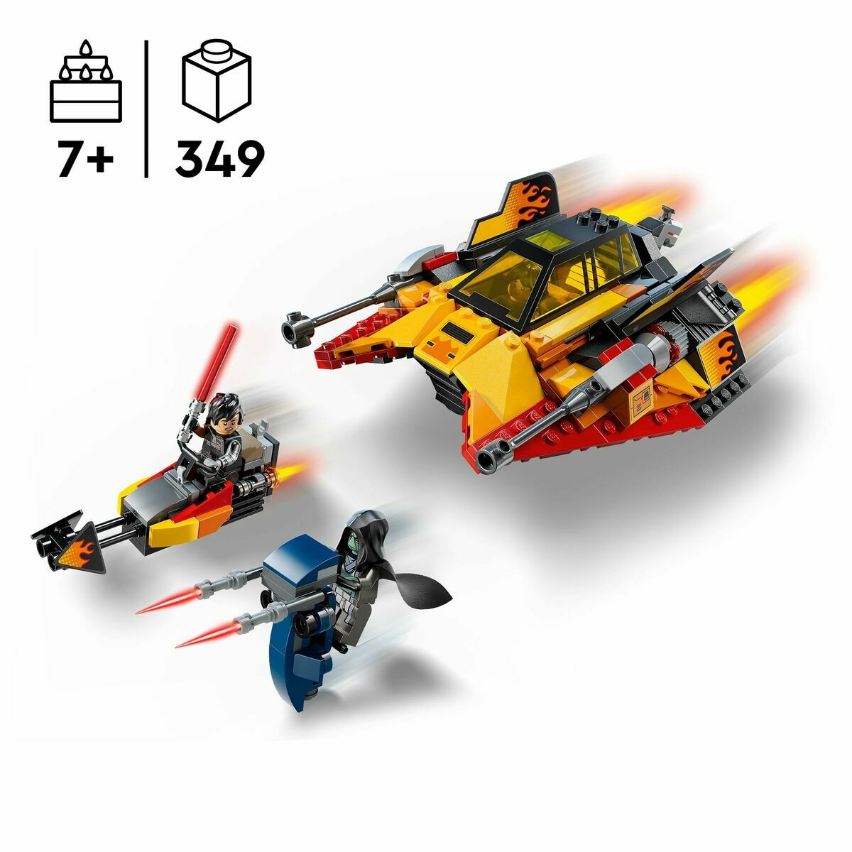 Set de Construcție Lego 75414 The Force Burner Snowspeeder 349 Piese - Jucarii si jocuri