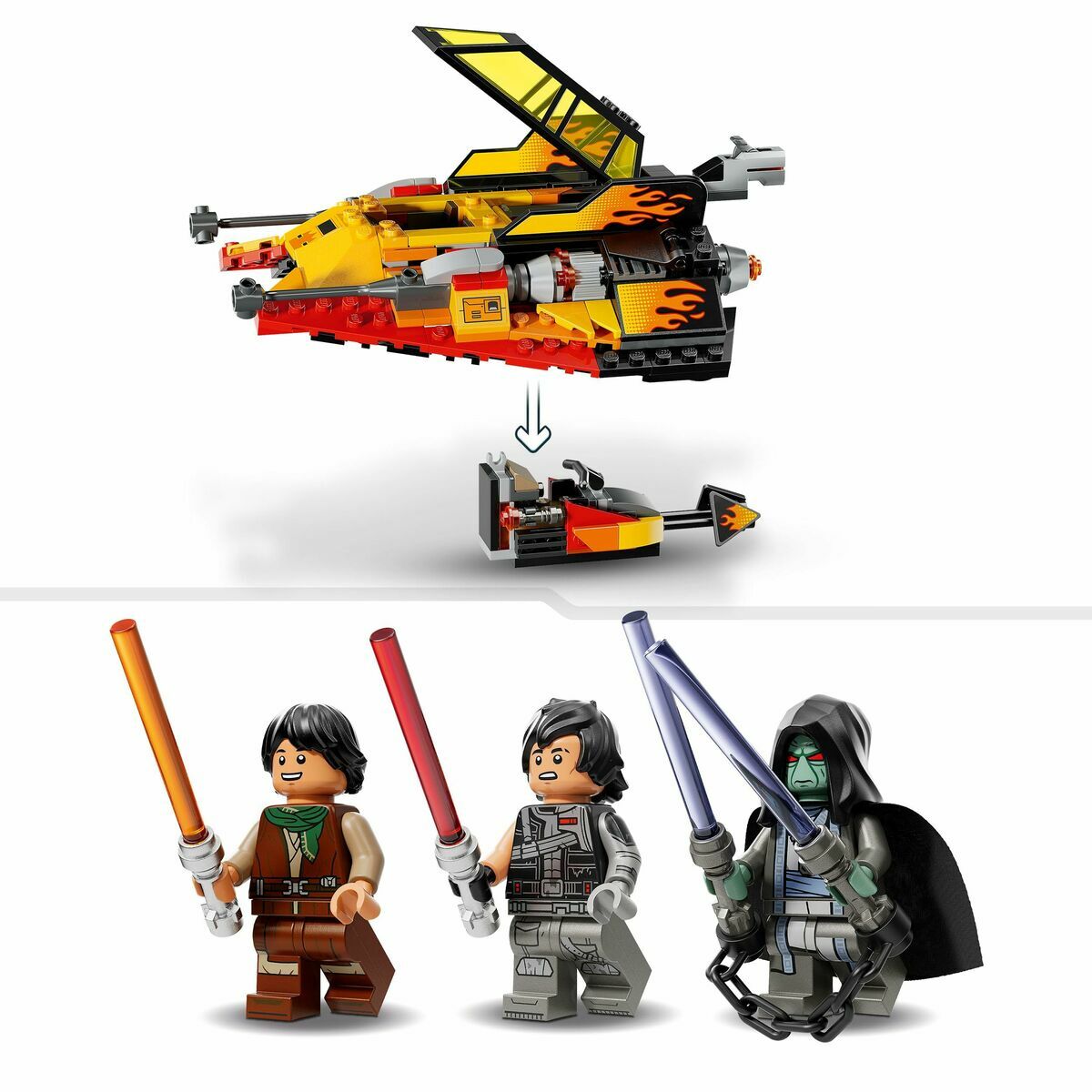Set de Construcție Lego 75414 The Force Burner Snowspeeder 349 Piese - Jucarii si jocuri