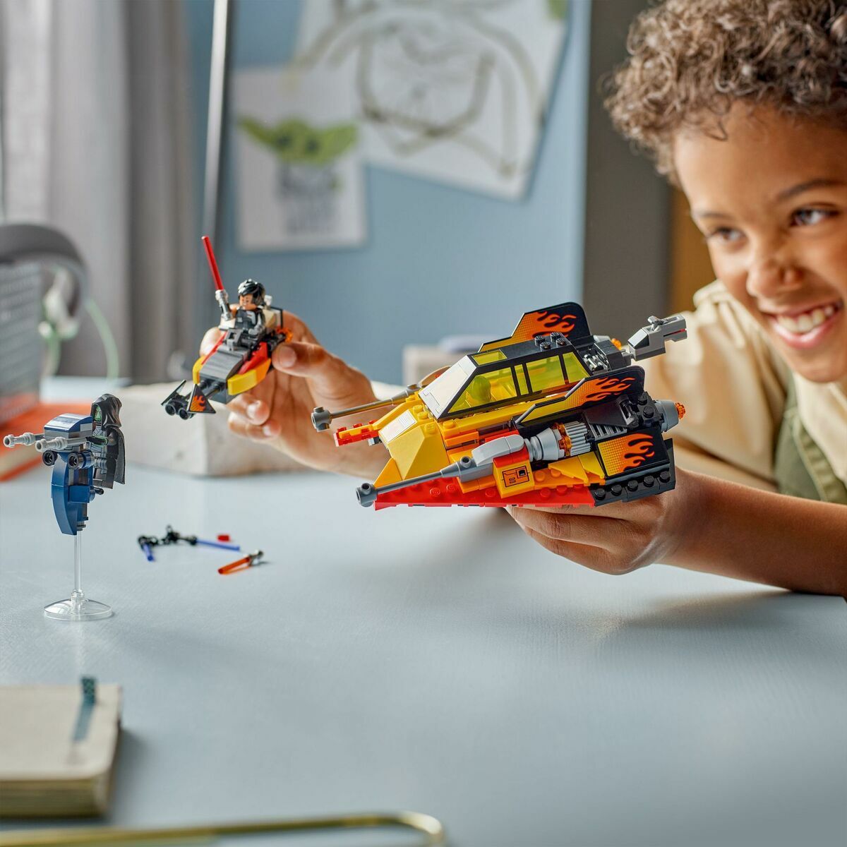Set de Construcție Lego 75414 The Force Burner Snowspeeder 349 Piese - Jucarii si jocuri
