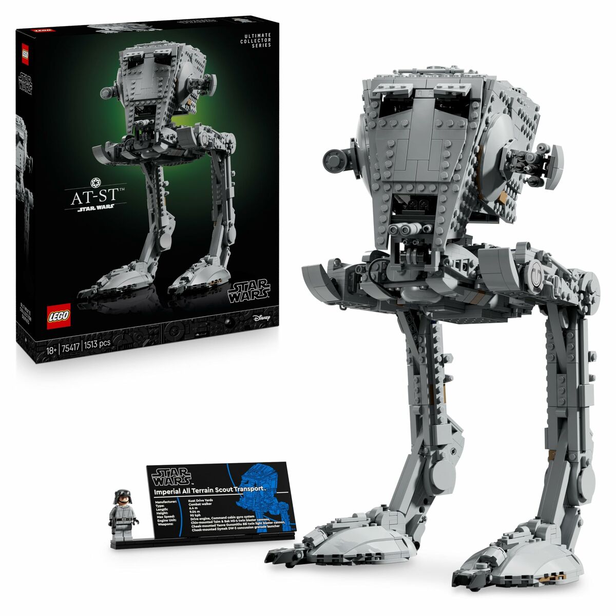 Set de Construcție Lego STAR WARS 75417 AT-ST 1513 Piese - Jucarii si jocuri