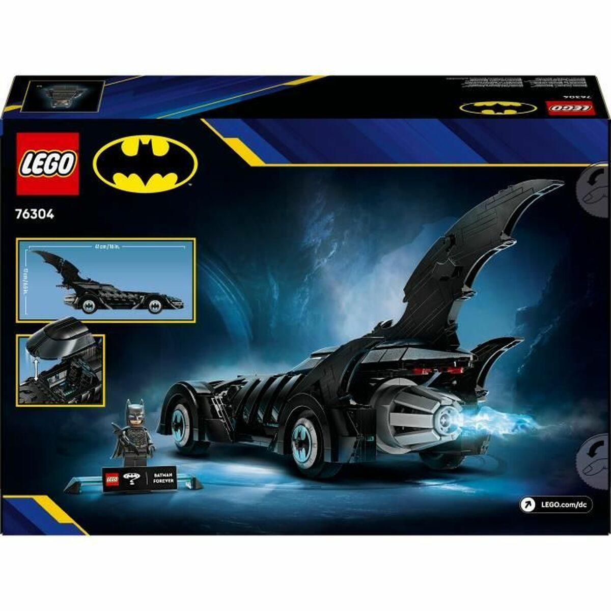 Set de Construcție Lego 76304 Batman Forever Batmobile 909 Piese - Jucarii si jocuri