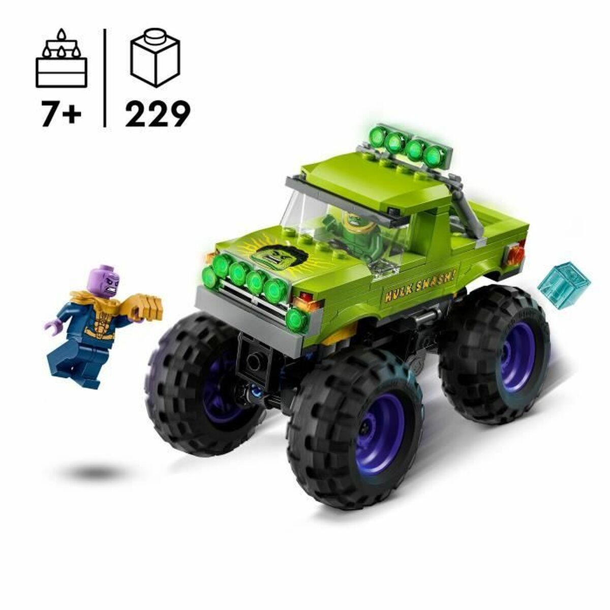 Set de Construcție Lego 76312 Hulk vs. Thanos Off-Roader - Jucarii si jocuri