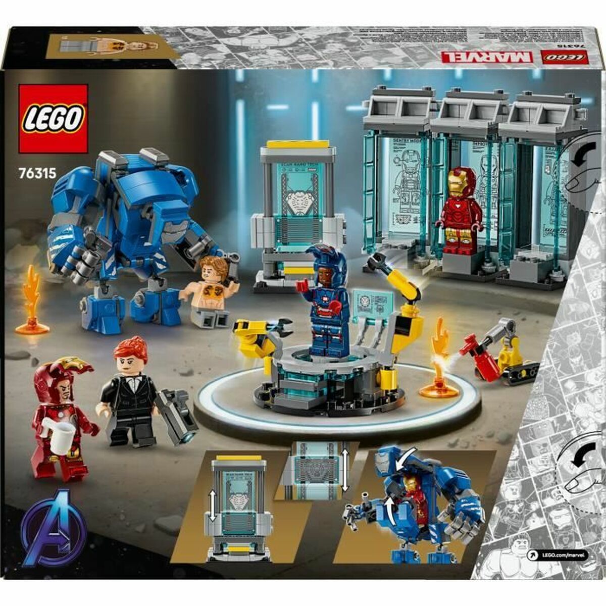 Set de Construcție Lego Iron Man 76315 - Jucarii si jocuri