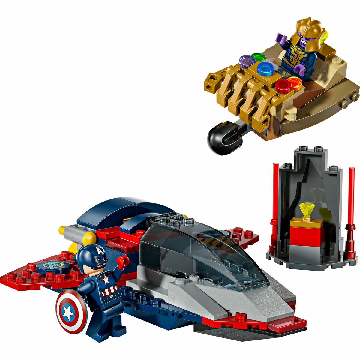 Set de Construcție Lego 76319 Captain America VS Thanos 107 Piese - Jucarii si jocuri