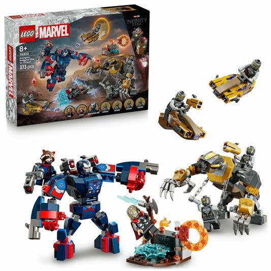 Set de Construcție Lego 76322 Endgame Thor VS Chitauri 373 Piese - Jucarii si jocuri