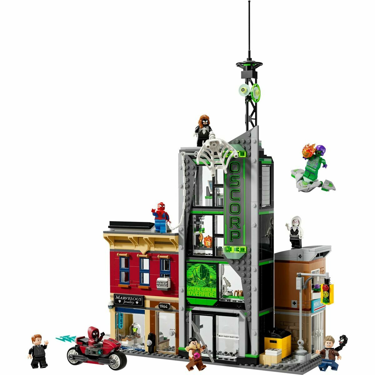 Set de Construcție Lego 76324 Spider-Man VS Oscorp 808 Piese - Jucarii si jocuri