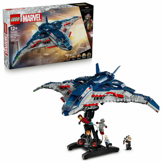 Set de Construcție Lego 76325 Age of Ultron Quinjet 1131 Piese - Jucarii si jocuri