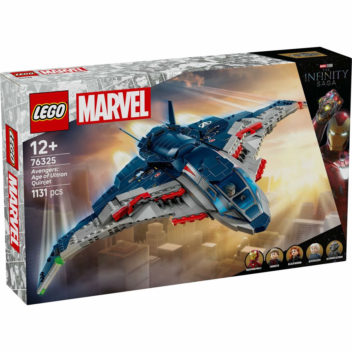 Set de Construcție Lego 76325 Age of Ultron Quinjet 1131 Piese - Jucarii si jocuri
