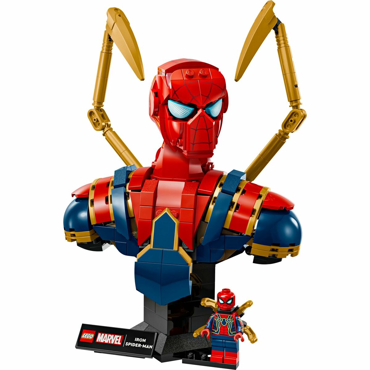 Set de Construcție Lego 76326 Iron Spider-Man Bust 379 Piese - Jucarii si jocuri