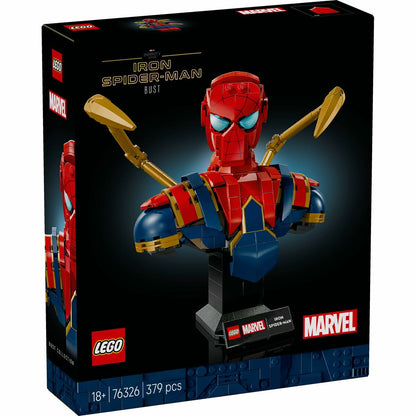 Set de Construcție Lego 76326 Iron Spider-Man Bust 379 Piese - Jucarii si jocuri