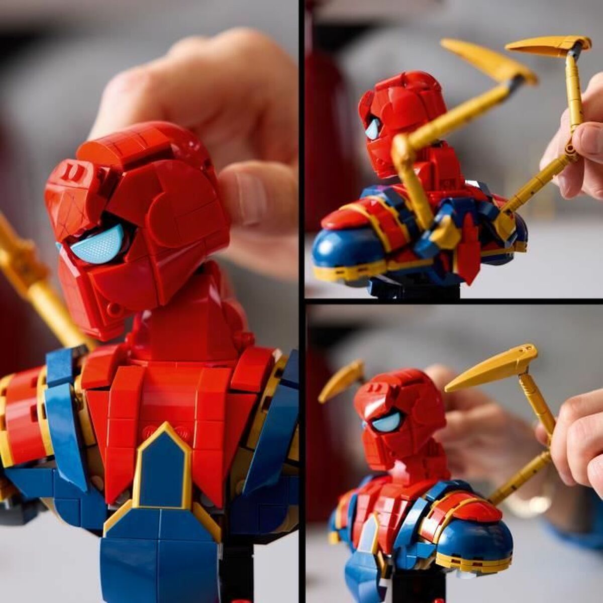 Set de Construcție Lego 76326 Iron Spider-Man Bust 379 Piese - Jucarii si jocuri