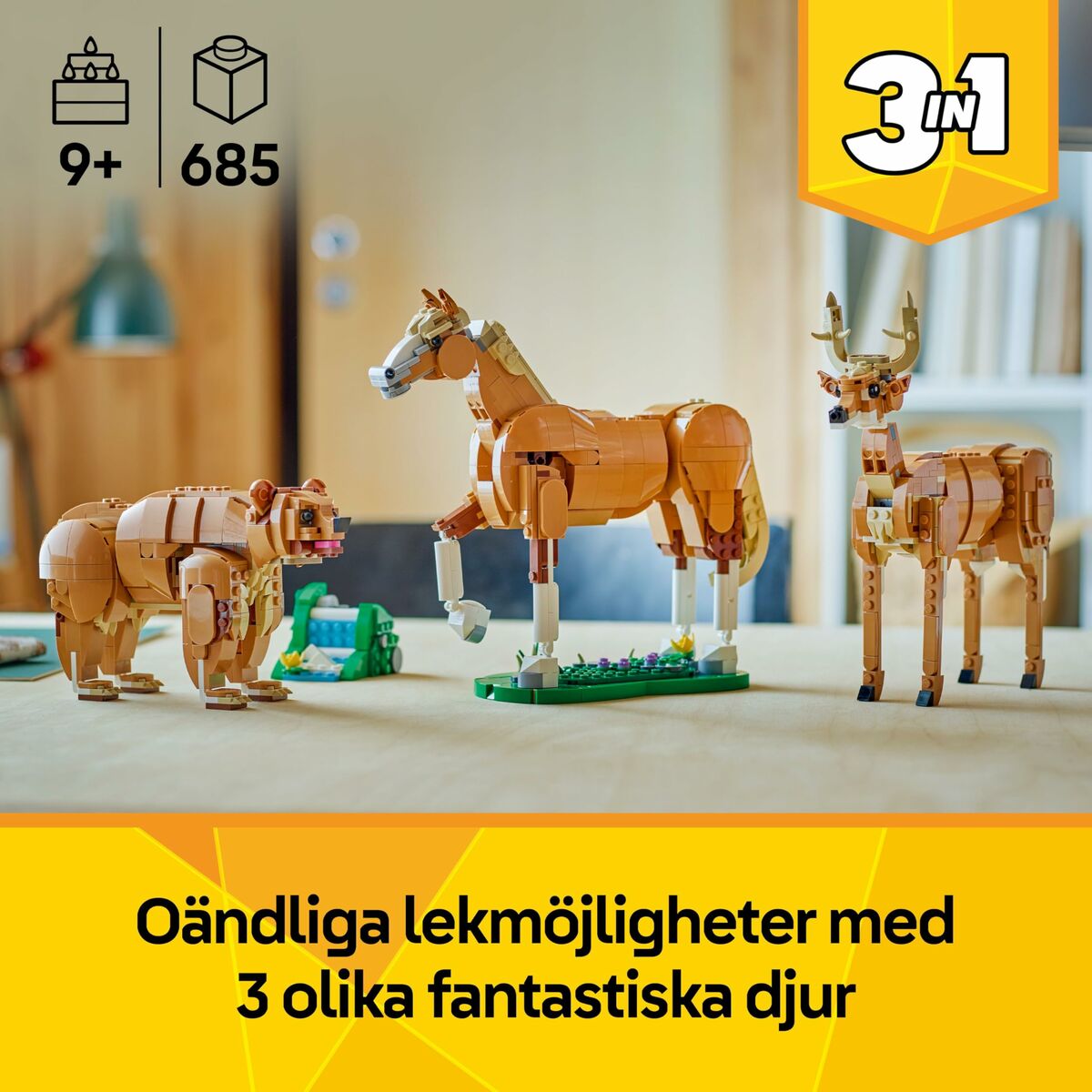 Set de Construcție Lego CREATOR 31166 Beautiful Horse 685 Piese - Jucarii si jocuri