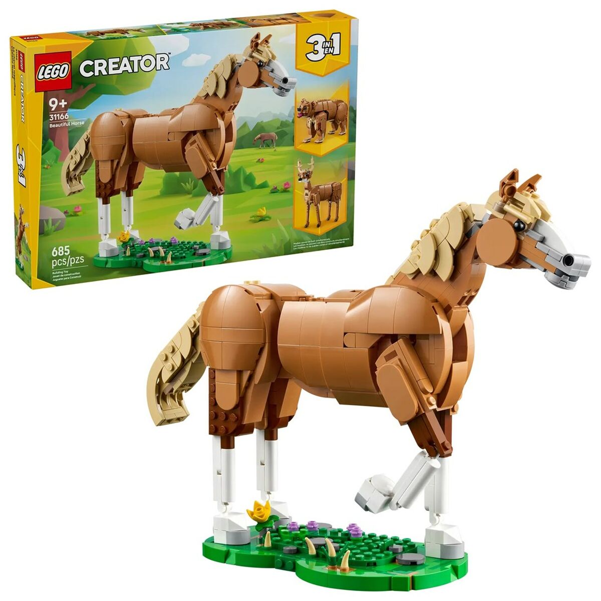 Set de Construcție Lego CREATOR 31166 Beautiful Horse 685 Piese - Jucarii si jocuri