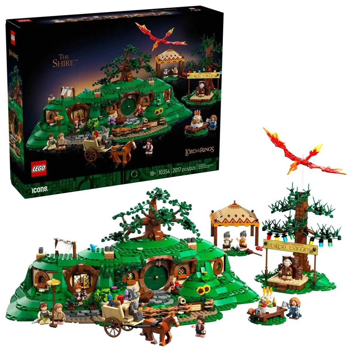 Set de Construcție Lego ICONS 10354 The Lord of the Rings: The Shire 2017 Piese - Jucarii si jocuri