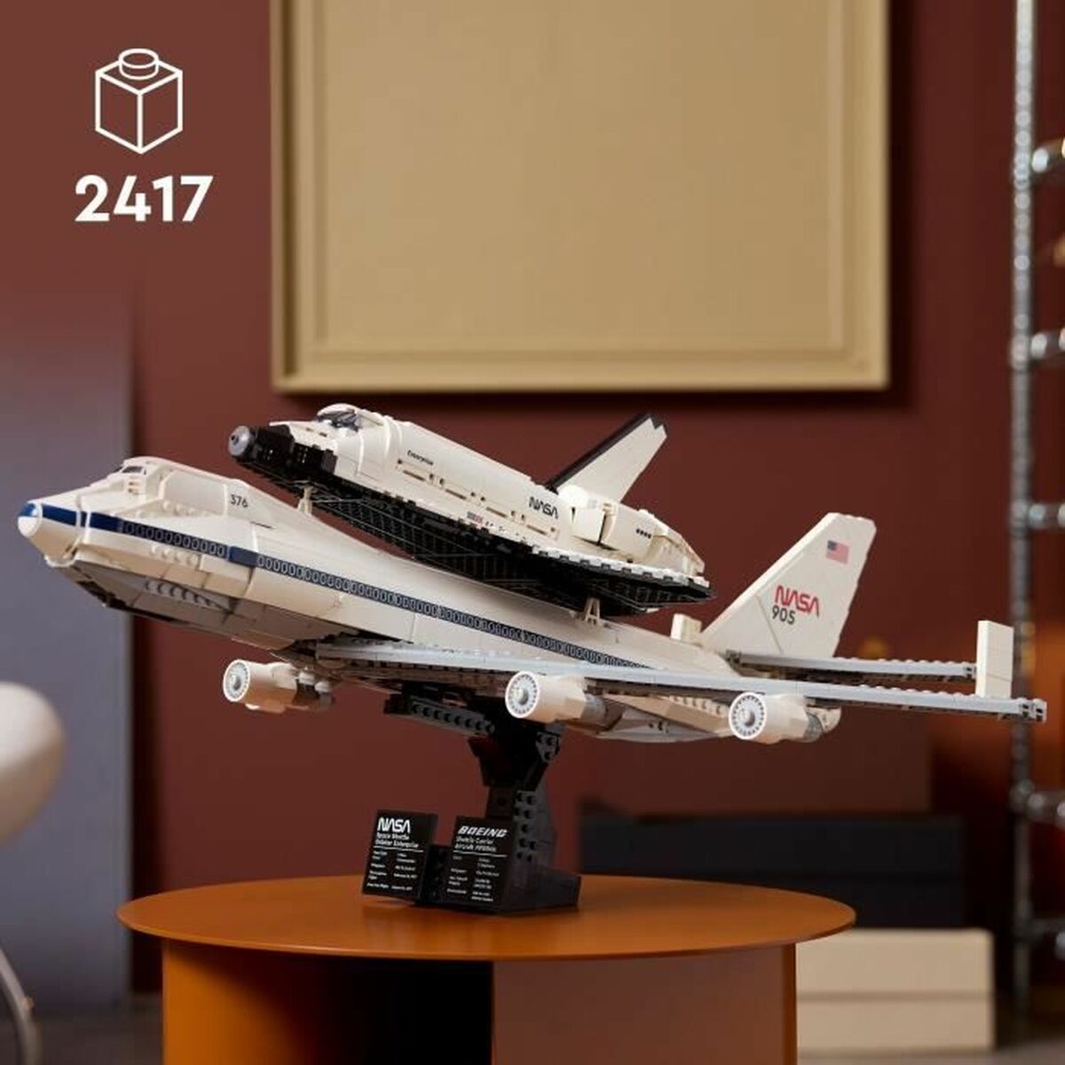 Set de Construcție Lego ICONS 10360 Shuttle Carrier Aircraft 2417 Piese - Jucarii si jocuri
