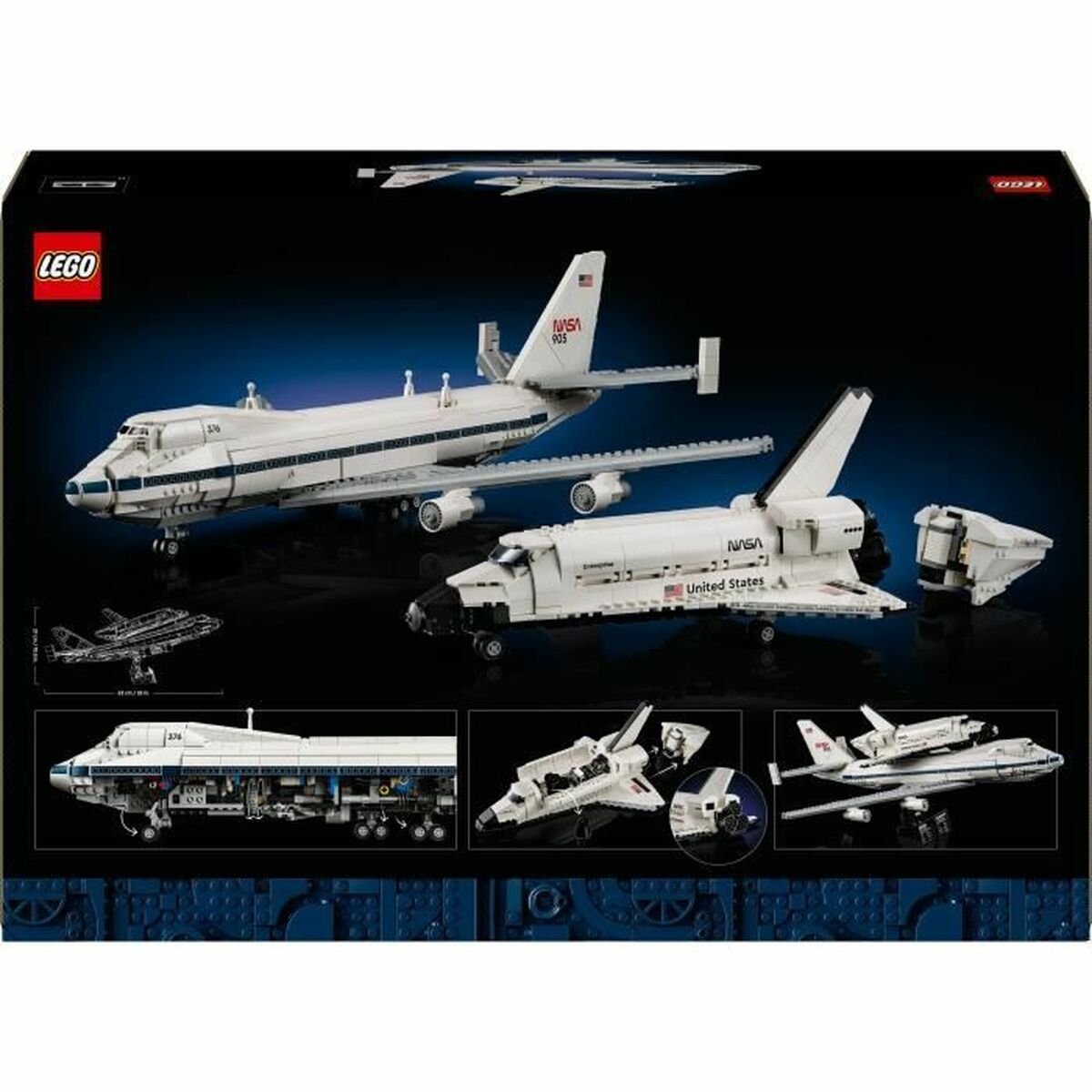 Set de Construcție Lego ICONS 10360 Shuttle Carrier Aircraft 2417 Piese - Jucarii si jocuri