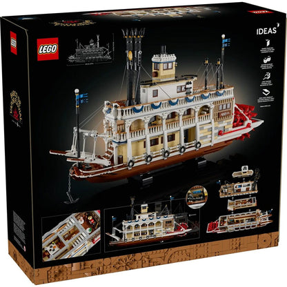 Set de Construcție Lego IDEAS 21356 River Steamboat 4900 Piese - Jucarii si jocuri