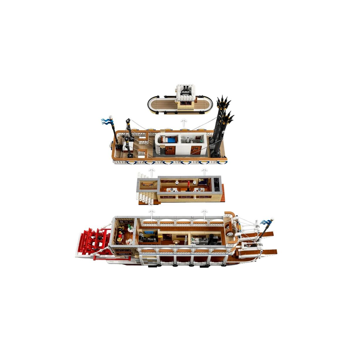 Set de Construcție Lego IDEAS 21356 River Steamboat 4900 Piese - Jucarii si jocuri
