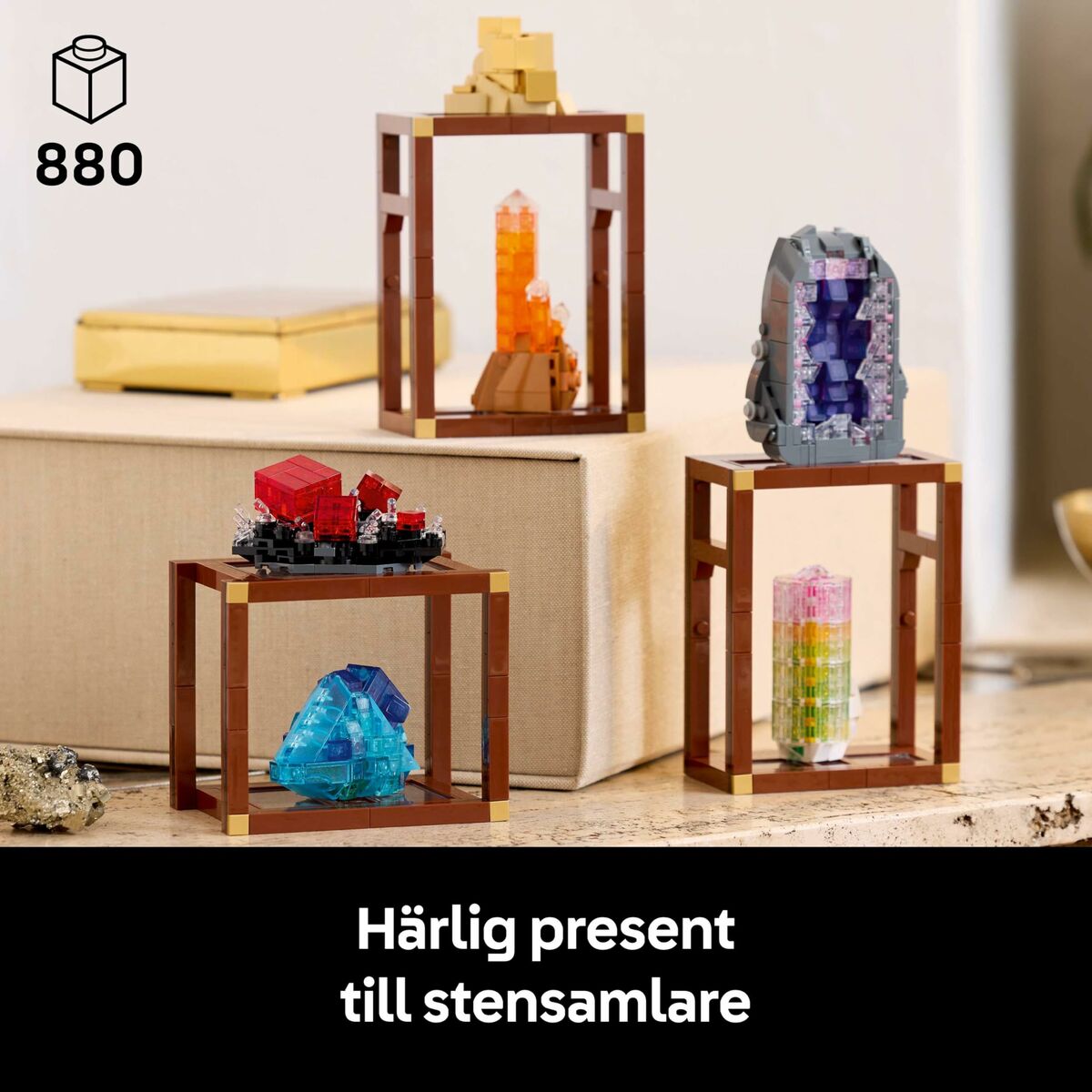 Joc de Construcții cu Plăci Lego Mineral 21362 880 Piese - Jucarii si jocuri