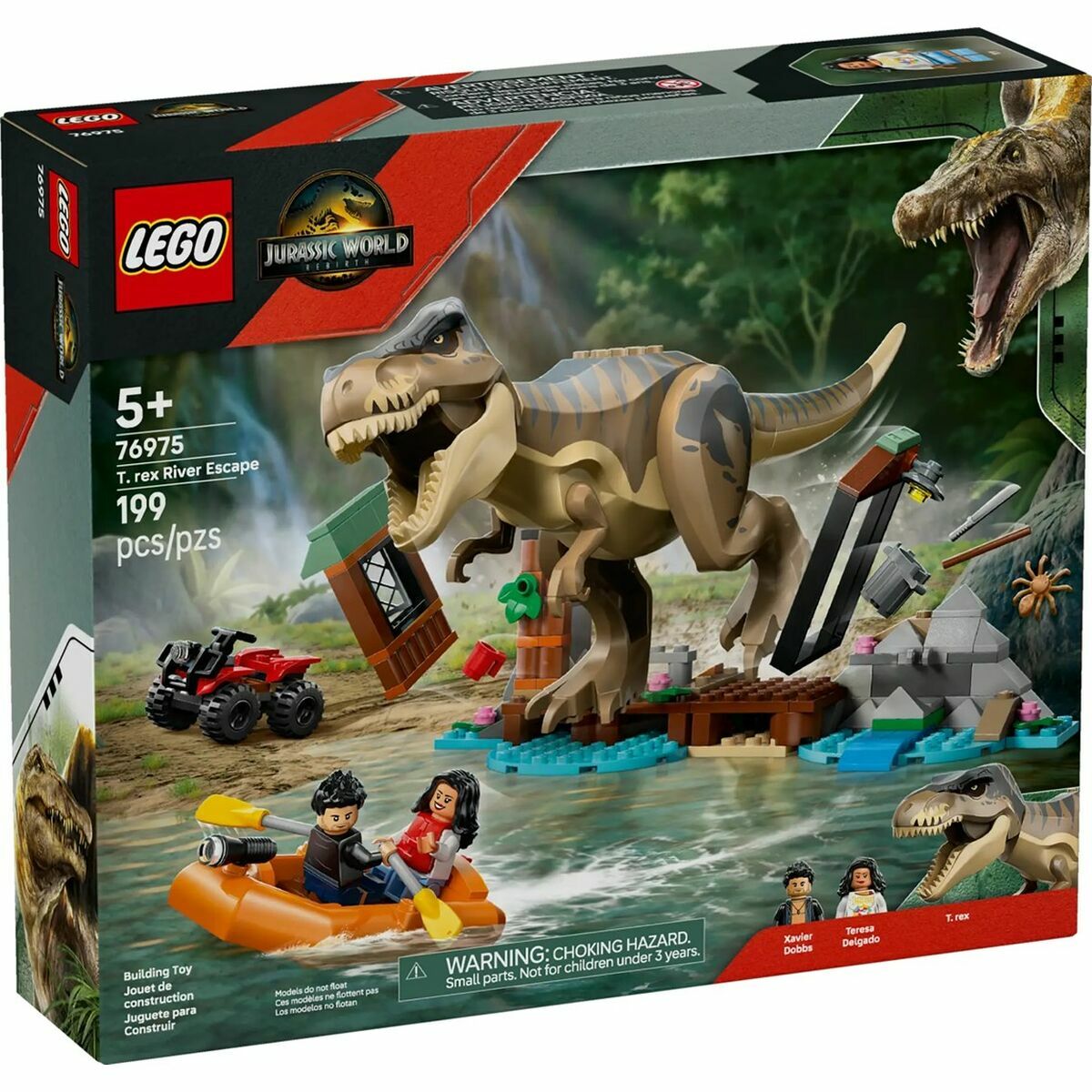 Set de Construcție Lego JURASSIC WORLD 76975 T.Rex River Escape - Jucarii si jocuri
