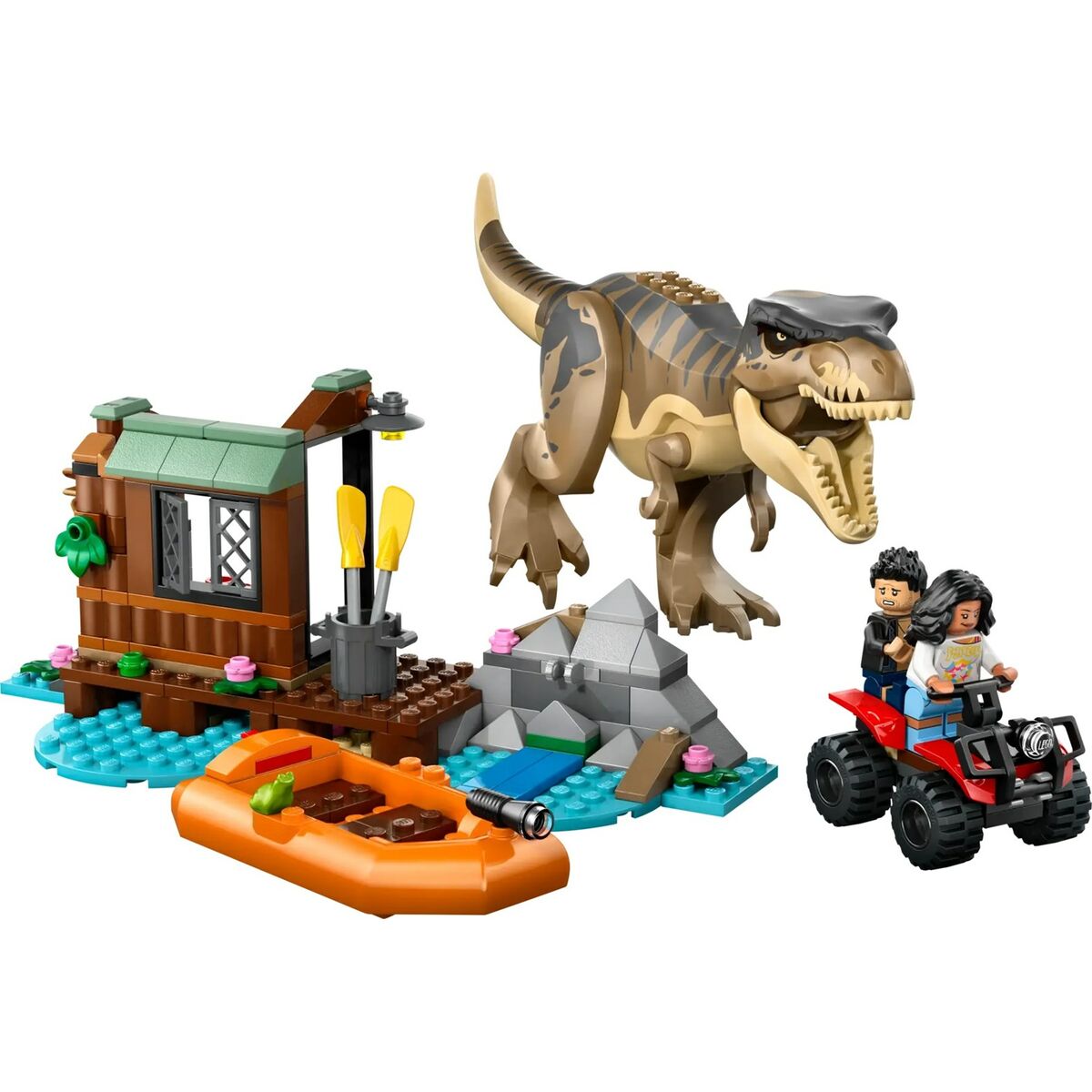 Set de Construcție Lego JURASSIC WORLD 76975 T.Rex River Escape 199 Piese - Jucarii si jocuri