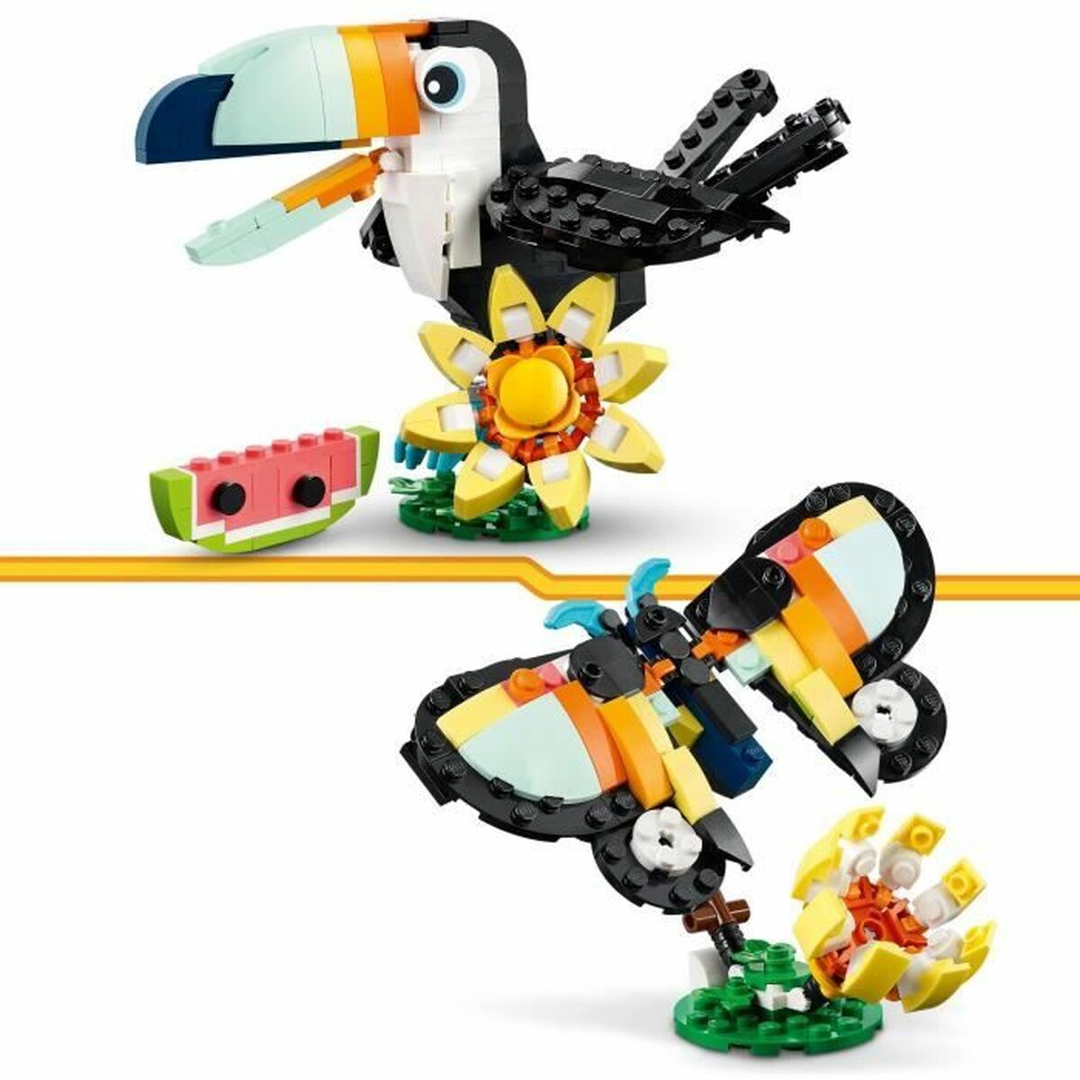Set de Construcție Lego 31173 Wild Animals : Tropical Toucan 225 Piese - Jucarii si jocuri
