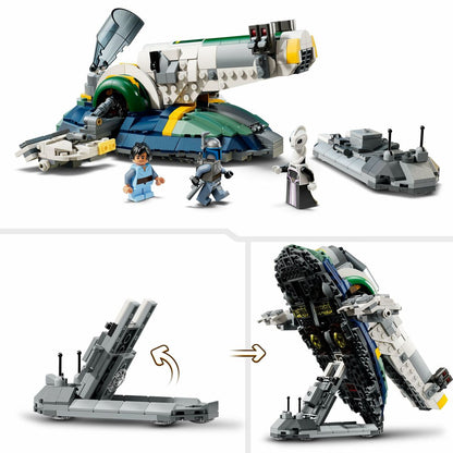 Set de Construcție Lego 75433 Jango Fett's Starship 707 Piese - Jucarii si jocuri