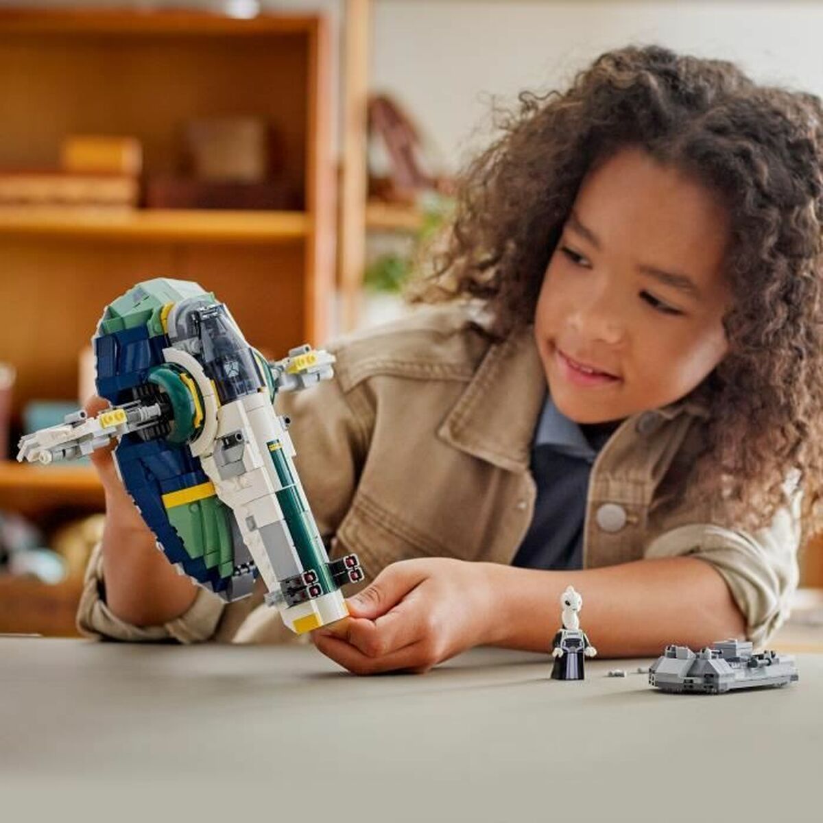 Set de Construcție Lego 75433 Jango Fett's Starship 707 Piese - Jucarii si jocuri