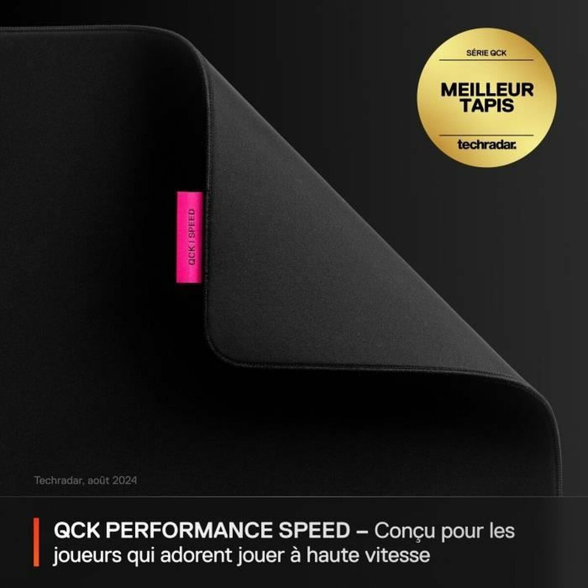 Covoraș de șoarece SteelSeries QcK Performance XL Negru - Tehnică de calcul, Accesorii