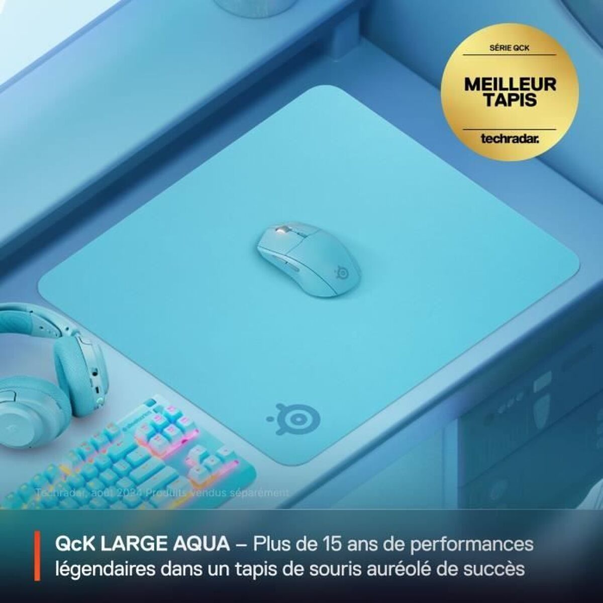 Covoraș de șoarece SteelSeries Turquoise - Tehnică de calcul, Accesorii