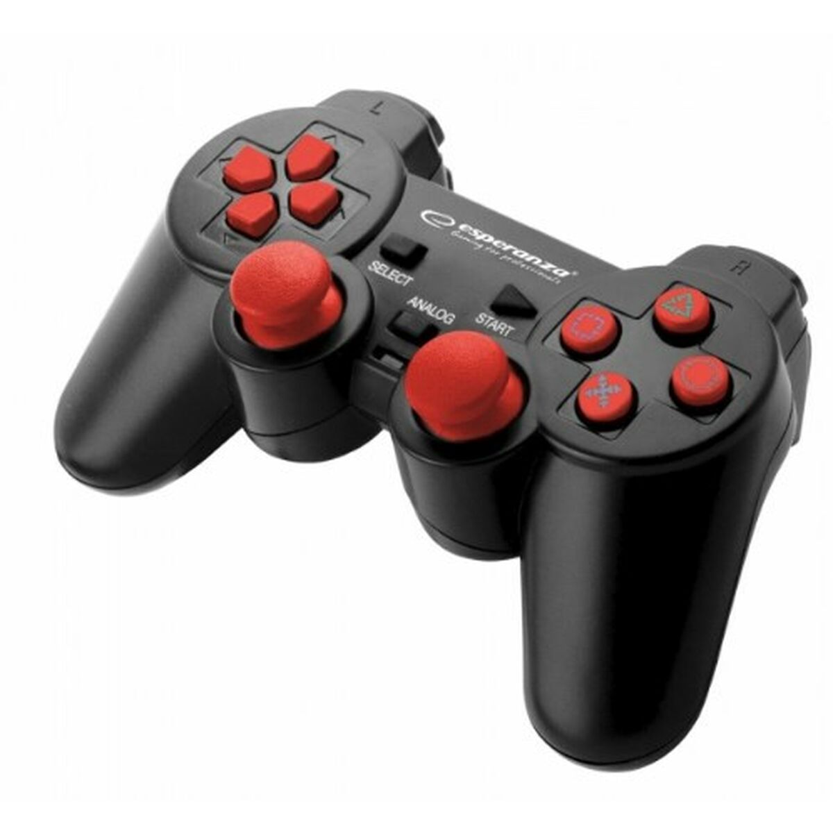 Telecomandă Jocuri Gaming Esperanza EGG106R USB 2.0 Roșu PC PlayStation 3 PlayStation 2 - Electronică, Joc video