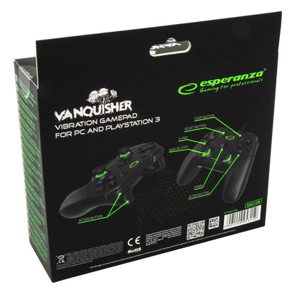 Telecomandă Jocuri Gaming Esperanza Vanquisher GX550 USB 2.0 Negru PC PlayStation 3 - Electronică, Joc video