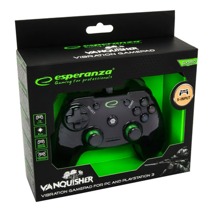 Telecomandă Jocuri Gaming Esperanza Vanquisher GX550 USB 2.0 Negru PC PlayStation 3 - Electronică, Joc video
