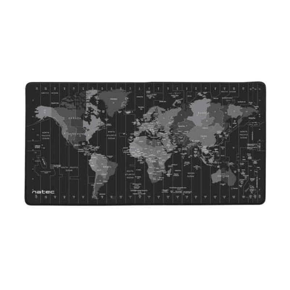 Covoraș Gaming Natec Time Zone Map Maxi Negru - Tehnică de calcul, Accesorii