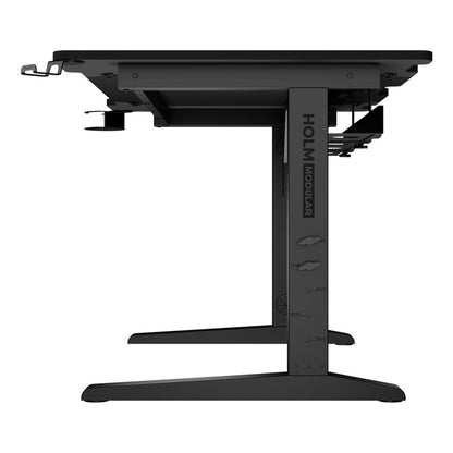 Birou Genesis HOLM MODULAR 120 RGB 120 x 75 cm Negru - Acasă și bucătărie, Mobilă