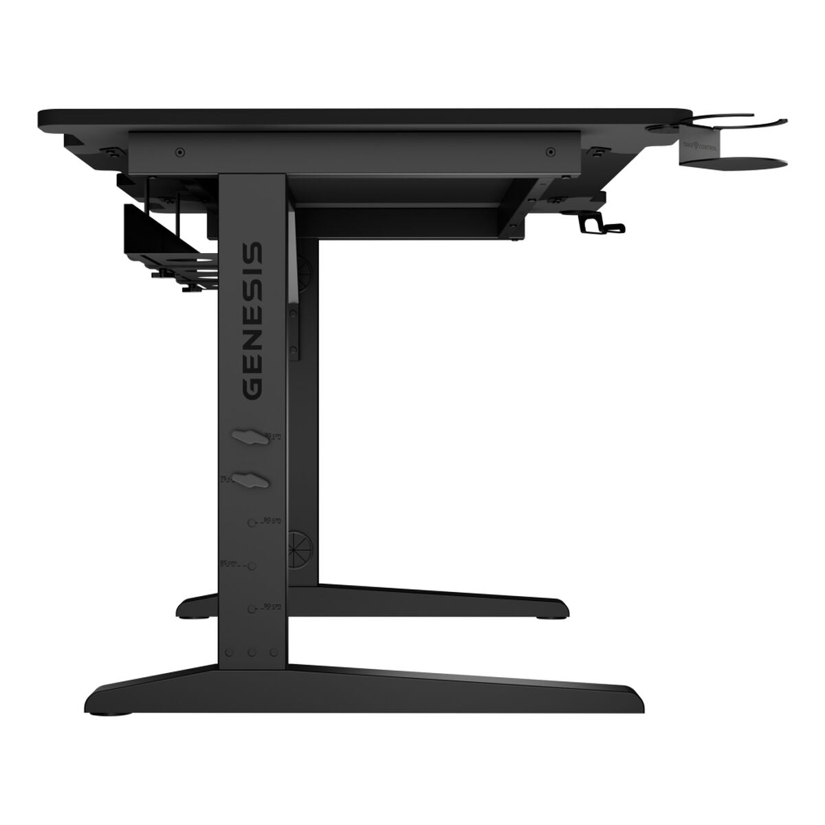 Birou Genesis HOLM MODULAR 120 RGB 120 x 75 cm Negru - Acasă și bucătărie, Mobilă