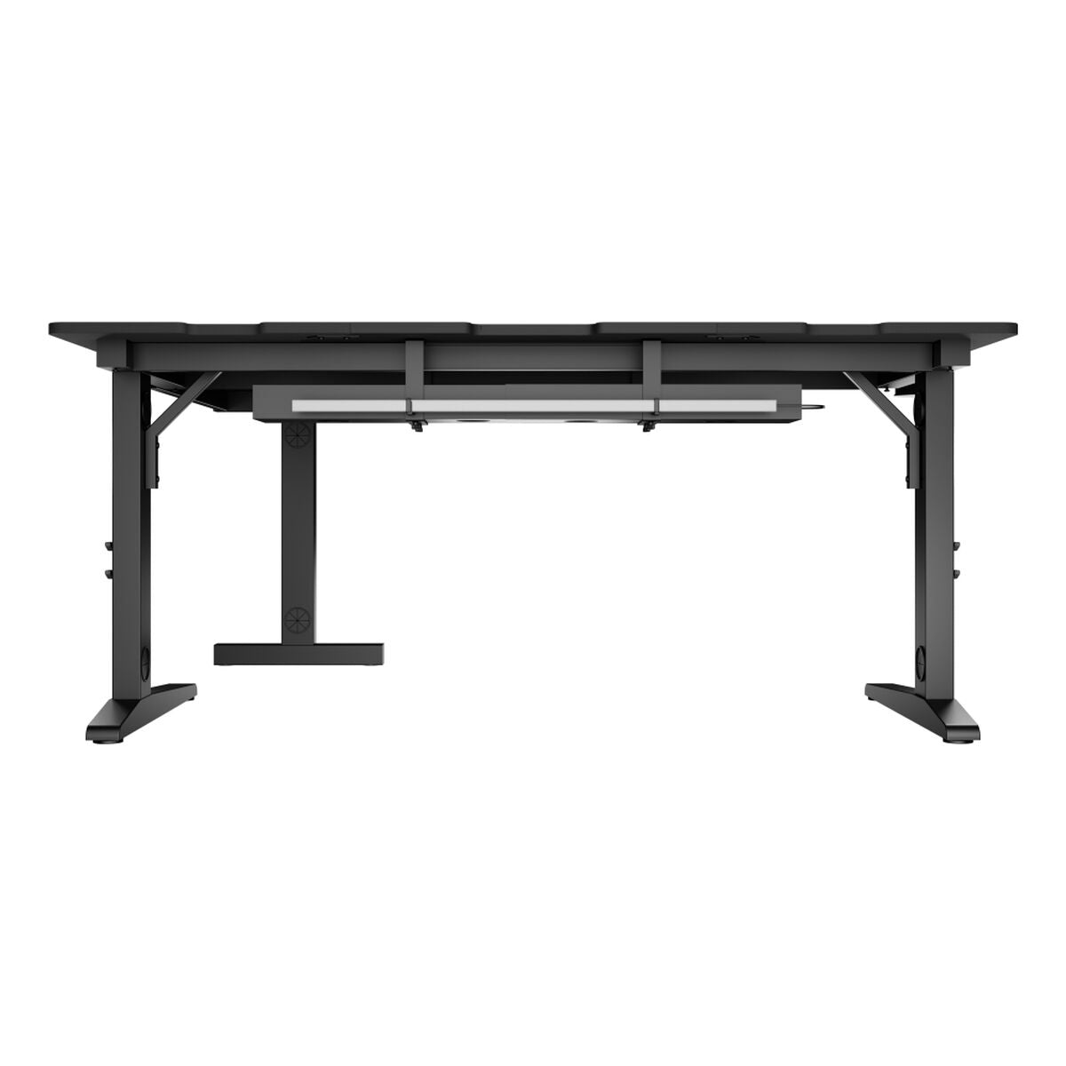 Birou Genesis NDS-2295 Negru 160 x 155 cm - Acasă și bucătărie, Mobilă