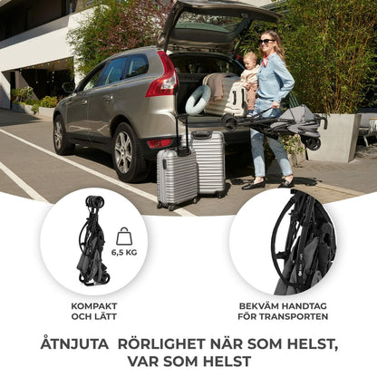 Cărucior de plimbat bebe Kinderkraft KSTIK000GRY0000 Gri 1 Piese - Bebelus, Cărucioare, scaune și accesorii