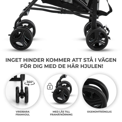 Cărucior de plimbat bebe Kinderkraft KSTIK000GRY0000 Gri 1 Piese - Bebelus, Cărucioare, scaune și accesorii