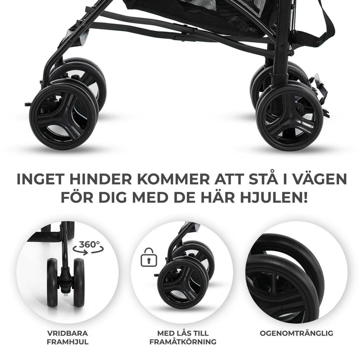 Cărucior de plimbat bebe Kinderkraft KSTIK000GRY0000 Gri 1 Piese - Bebelus, Cărucioare, scaune și accesorii