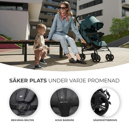 Cărucior de plimbat bebe Kinderkraft KSTIK000GRY0000 Gri 1 Piese - Bebelus, Cărucioare, scaune și accesorii