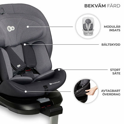 Scaun Auto Kinderkraft KCI36000GRY0000 Gri - Bebelus, Scaune auto și accesorii