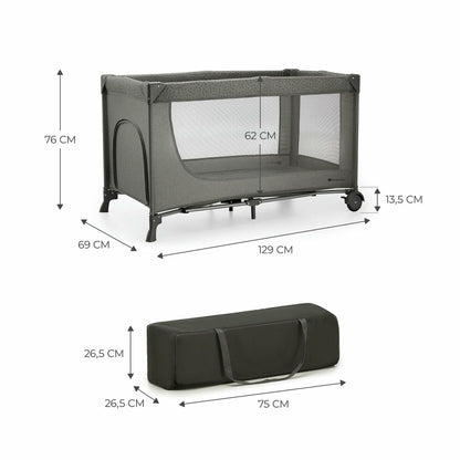 Pătuț de copil Kinderkraft KLJOY02DGR00000 - Bebelus, Dormitor
