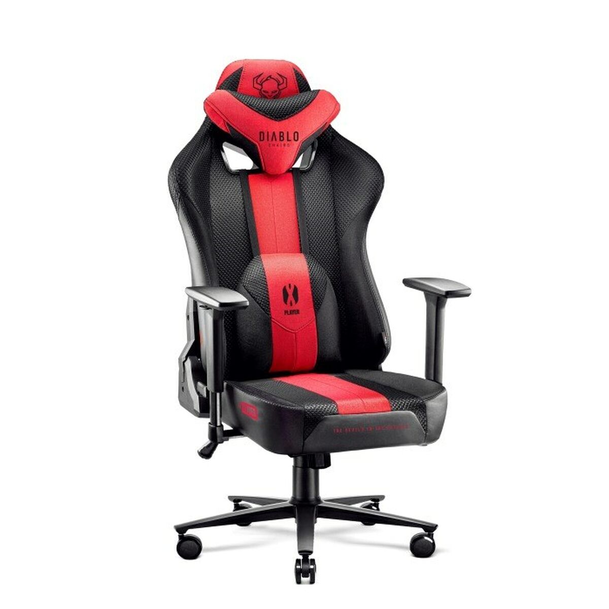 Scaun Gaming Diablo Chairs Diablo X-PLAYER 2.0 Negru Roșu - Acasă și bucătărie, Mobilă