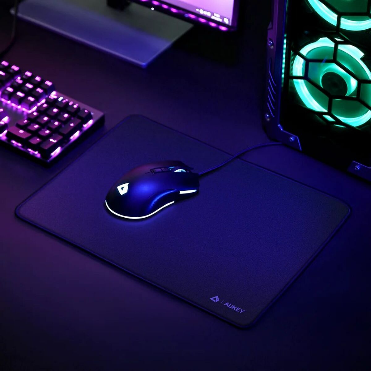 Covoraș antiderapant Aukey KM-P1 Negru - Tehnică de calcul, Accesorii