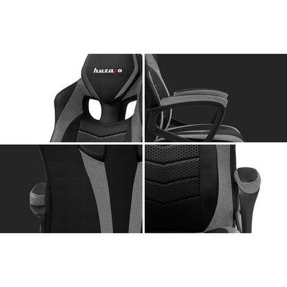 Scaun Gaming Huzaro FORCE 2.5 Negru Gri - Acasă și bucătărie, Mobilă